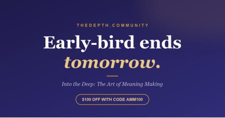 Early-bird closes tomorrow