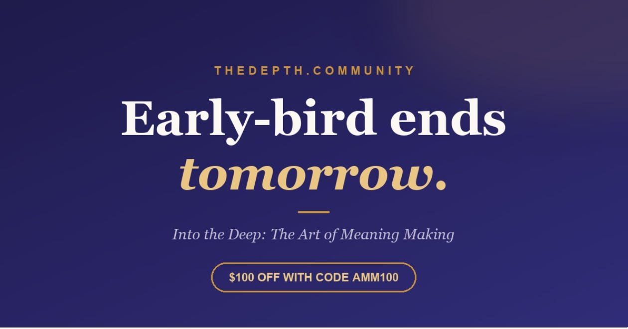 Early-bird closes tomorrow